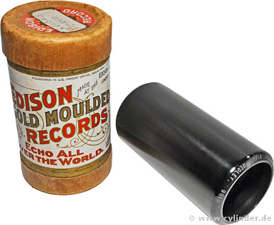 Edison Gold Moulded Cylinder, ca. 1907