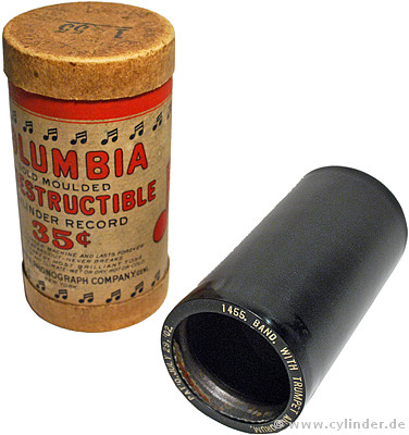 A Columbia Indestructible cylinder